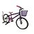 Bicicleta Aro 20 Wendy Violeta Rosa - Imagem 1