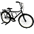 BICICLETA BARRA CIRCULAR 26 PRETO, AROS VMAXX - Imagem 1