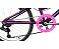 Bicicleta aro 24 WENDY 7 Marchas Index Violeta com Cesta - Imagem 4