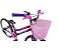 Bicicleta aro 24 WENDY 7 Marchas Index Violeta com Cesta - Imagem 3