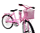 Bicicleta aro 24 JVT Lyli Rosa - Imagem 2
