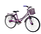 Bicicleta aro 24 JVT Lyli Roxa - Imagem 1
