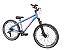 Bicicleta aro 24 FIRST Alumínio 7 Marchas Azul Rosa - Imagem 1