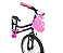 Bicicleta Aro 20 JVT Preta e Rosa - Imagem 2