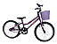 Bicicleta Aro 20 JVT Roxa - Imagem 1