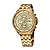 Relógio Seculus Masculino Cronógrafo Dourado - Imagem 1