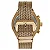 Relógio Masculino Cronógrafo Malha Aço Dourado - Imagem 3