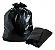 SACO DE LIXO PRETO 100 L REFORÇADO 0,12 PACOTE C/ 100 UNID - Imagem 1
