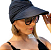 Viseira turbante dupla face feminina proteção solar UV50+ - Imagem 2