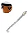 Kit 6 Garra Afinação Percussão 10cm Cromo Com Porca Torelli - Imagem 5