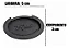 Anti Feedback Para Violão Tagima Aço/nylon Oval Taf 1 Bk - Imagem 2