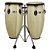 Par De Congas 11 E 12 Natural Com Suporte New York - Imagem 1