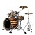 Bateria Shell Pack (5 tambores) Bumbo 22 (Caramel Aurora) Tama Starclassic Performer MBS52RZS-CAR - Imagem 8