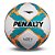 BOLA DE FUTEBOL DE CAMPO GIZ N4 XXIII - BRANCO, TURQUESA E LARANJA - PENALTY - Imagem 1