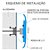 Luminária LED Piscina 9w | 12,5cm | 12v | IP68 À prova D'água - Imagem 7