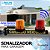 Sinalizador LED Para Garagem | GIROLED | AVISO SONORO | Bivolt | IP65 Resistente à Água | 360º | LED PHILIPS - Imagem 1