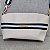 Bolsa Transversal Luxo - nude com detalhe azul marinho - Imagem 1