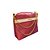 Bolsa de Ombro de luxo - marsala perolado e alça em corrente - Imagem 1