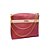 Bolsa de Ombro de luxo - marsala perolado e alça em corrente - Imagem 2