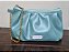 Clutch Luxo- bolsa de mão - verde menta - couro ecológico - Imagem 1