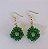Brinco de miçanga verde - Imagem 1
