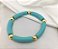Pulseira Resina Esferas - Azul - Imagem 1