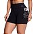 Bermuda Fitness Bolso Telado Poliamida - Imagem 3