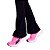 Calça Flare Bailarina Fitness Preta Poliamida - Imagem 2