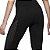 Calça Legging Preta Sem Costura Furinhos Poliamida Cós Alto - Imagem 2