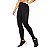 Calça Legging Preta Sem Costura Furinhos Poliamida Cós Alto - Imagem 1
