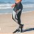 Legging Fitness Resistente Alta Qualidade Cinza Recorte Lateral - Imagem 3