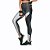 Legging Fitness Resistente Alta Qualidade Cinza Recorte Lateral - Imagem 1