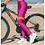 Legging Poliamida Resistente Pink Selene Fitness Ginástica Academia - Imagem 3