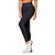 Legging Sem Costura Preto Mescla Poliamida Cós Alto Canelado Selene Fitness Academia - Imagem 3