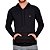 Camiseta Blusa Manga Longa Masculina com Capuz e Bolso Esportiva - Imagem 3