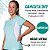 Camiseta Blusinha Academia com Bolso em Poliamida Leve Verde Água - Imagem 3