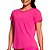 Camiseta Fitness Microfuros nas Costas Feminina Poliamida - Imagem 2
