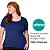 Camiseta Plus Size Fitness DryFit Microfuros Poliamida Esportiva - Imagem 3