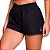 Shorts Esportivo Feminino Sport Soltinho Academia Corrida Treino Selene Preto Rosa Roxo Adulto - Imagem 3