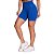 Shorts Fitness Sem Costura Cós Alto Leve Compressão Selene Poliamida Preto Rosa Academia Treino Ginástica - Imagem 2