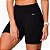 Shorts Fitness Sem Costura Cós Alto Leve Compressão Selene Poliamida Preto Rosa Academia Treino Ginástica - Imagem 7