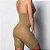 Shorts Modelador Selene com Silicone no Cós Elastano Cinta Alta Redutora Pó de Arroz Bege Modela Comprime Barriga - Imagem 4