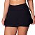 Shorts Saia Academia Fitness Corrida Caminhada Poliamida Esportivo Selene Qualidade Preto Rosa - Imagem 3