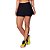 Shorts Saia Academia Fitness Corrida Caminhada Poliamida Esportivo Selene Qualidade Preto Rosa - Imagem 2
