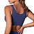 Top Academia Fitness Poliamida Alça Reta Resistente Sem Costura Detalhes Texturizados Selene Conforto - Imagem 3