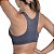 Top Nadador Fitness Alta Sustentação Grosso Selene Original Sem Costura Academia Treino Conforto Cinza Mescla - Imagem 2