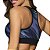 Top Nadador Fitness SELENE Estampado Decote V com Bojo Poliamida Proteção UV50+ Academia Treino - Imagem 2