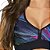 Top Nadador Fitness SELENE Estampado Decote V com Bojo Poliamida Proteção UV50+ Academia Treino - Imagem 4