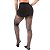 Meia Calça Arrastão Selene Original Adulto Preta Elastano Rock Inverno Rede Trama Feminina Halloween - Imagem 4