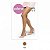 Meia Calça Finíssima Fio 10 SELENE Natural Transparente Fina - Imagem 4